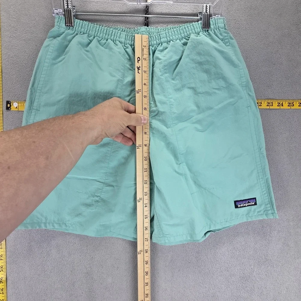 Patagonia Shorts Mens Small Green NetPlus Shells Swim Trunks‎ Lined Drawstring